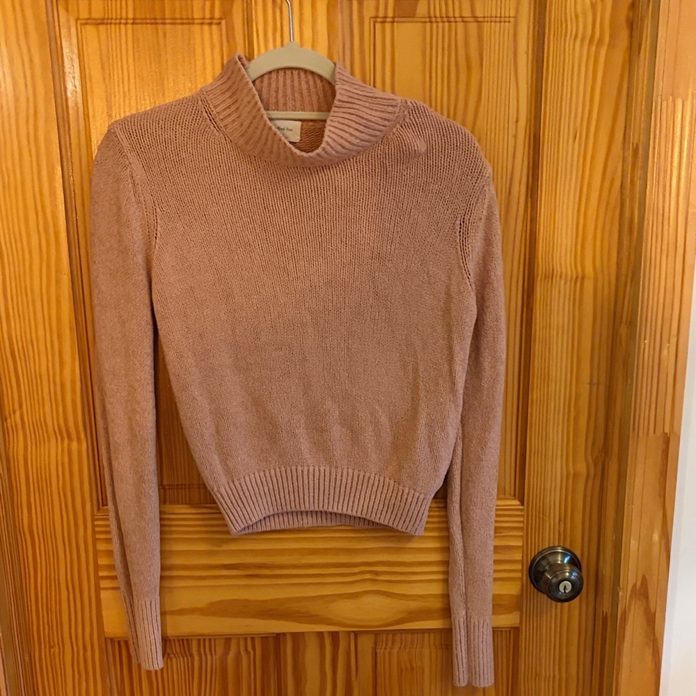 Wilfred Dusty Pink Cowl Neck Sweater